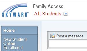 enrollment screen