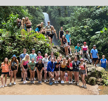 PHS students in Costa Rica