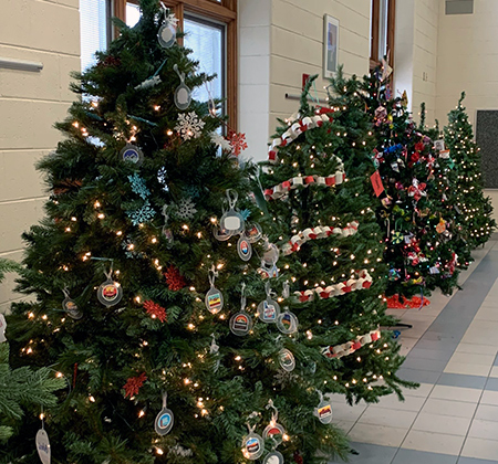 decorated trees