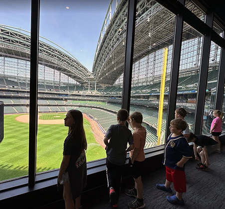 Horizon students at American Family Field