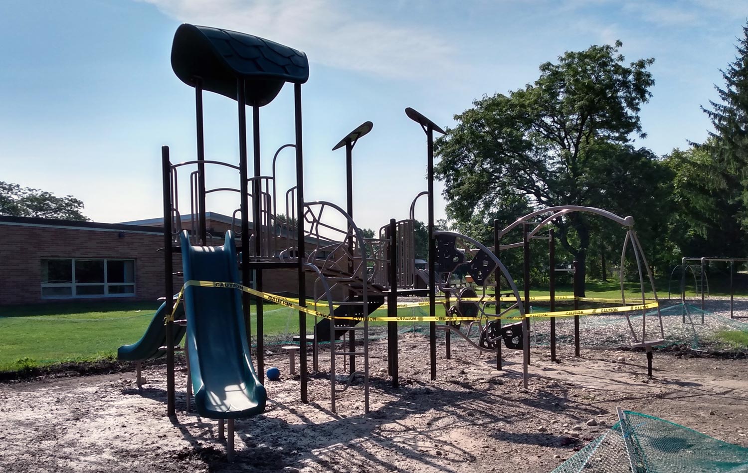 playground next to school