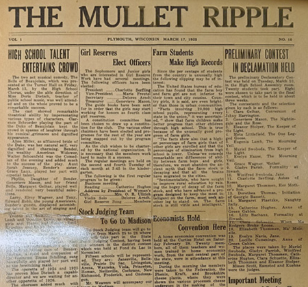 newspaper front page