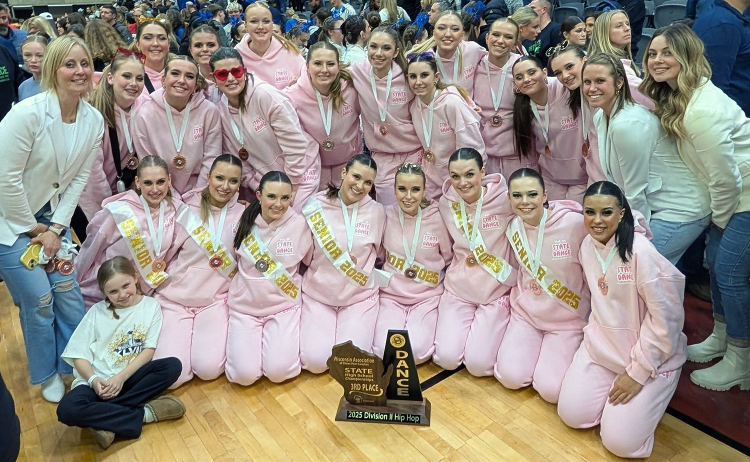 team with trophy