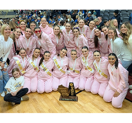 team with trophy