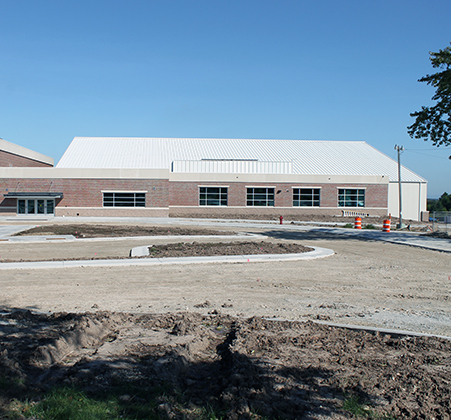 PHS addition under construction