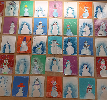 snowman art