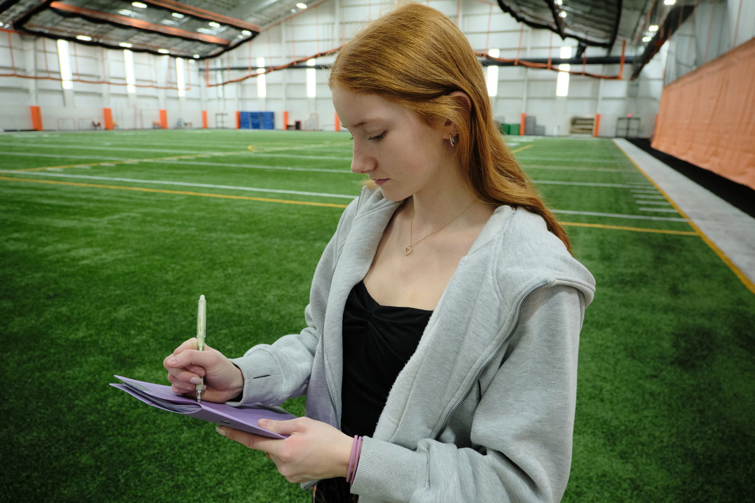student manager in multipurpose facility