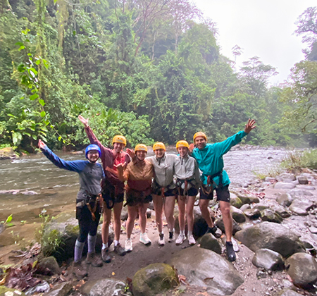 PHS students in Costa Rica