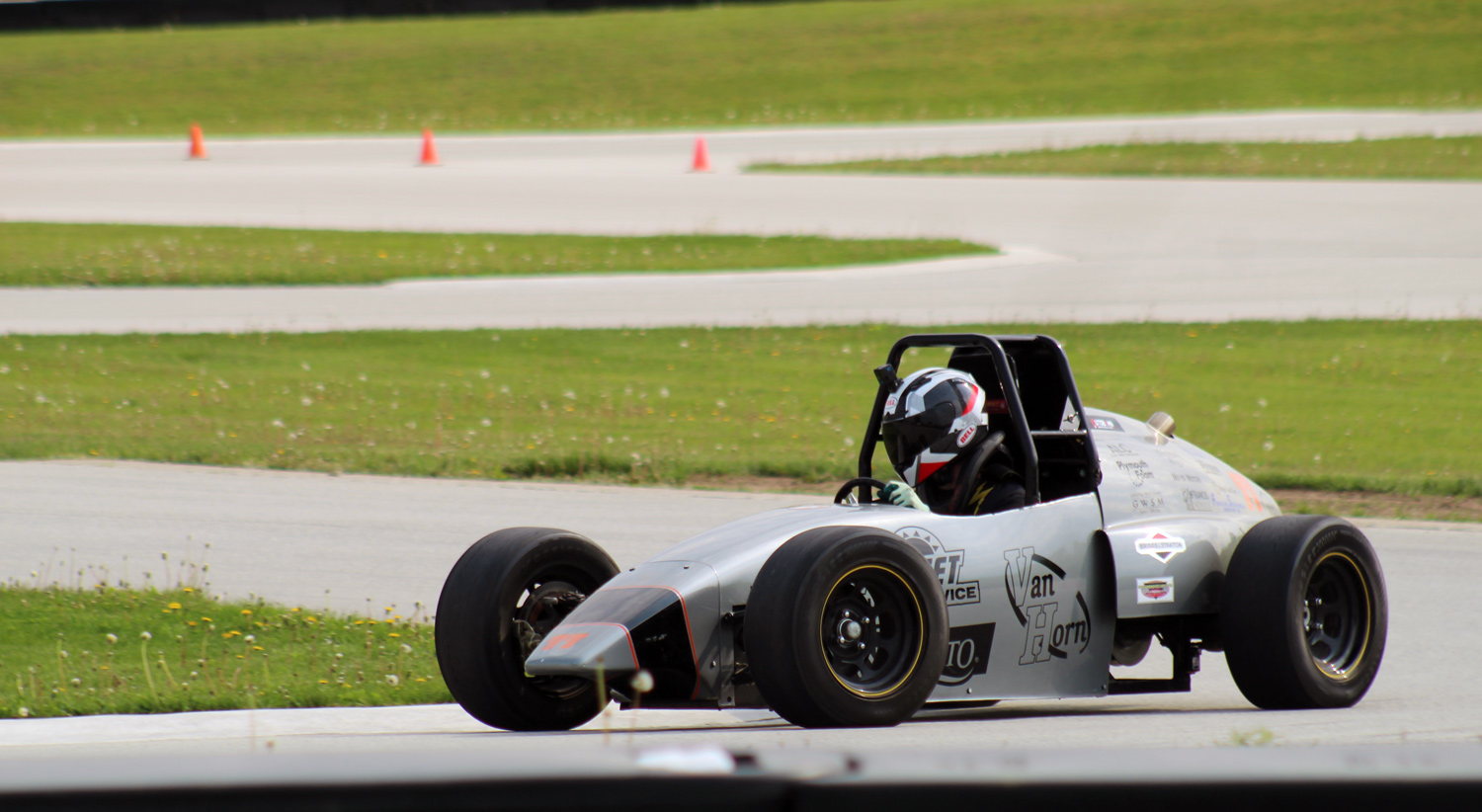 car on track