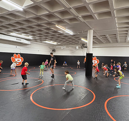 young wrestlers