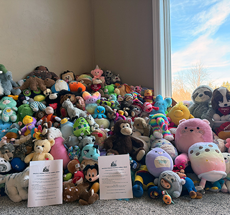 pile of stuffed animals