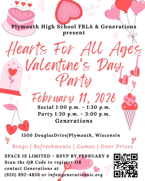 event flier containing hearts and treats with the information from this page