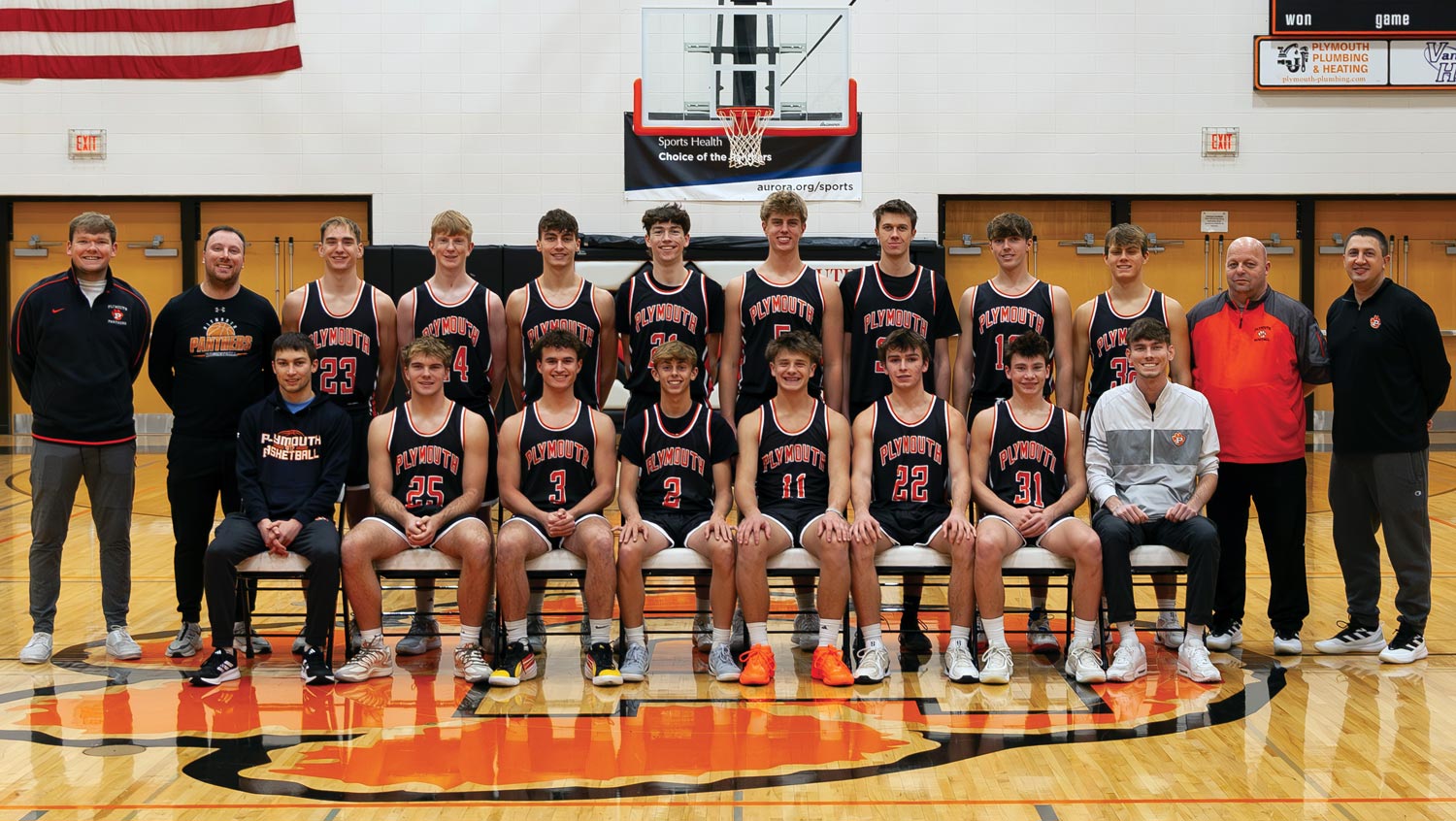 team photo in PHS Gym