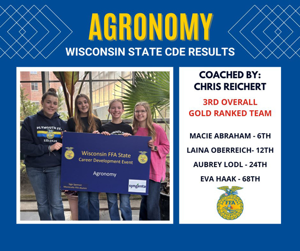 Agronomy team photo with names