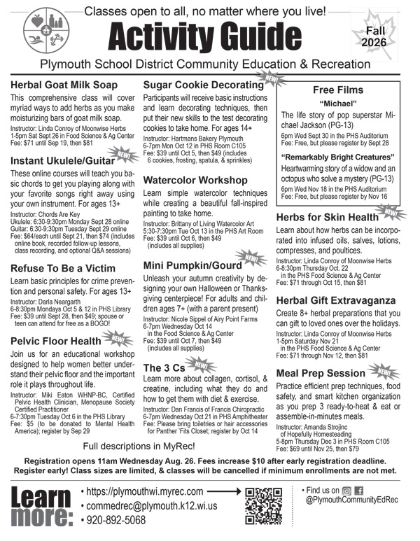 Activity guide cover