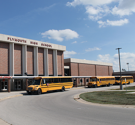 buses outside PHS