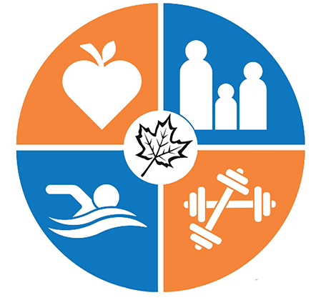Community Ed and Rec logo with leaf in center