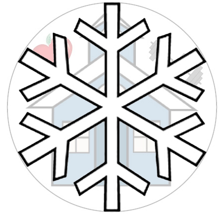 Community Ed and Rec logo with snowflake