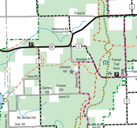 hiking trails