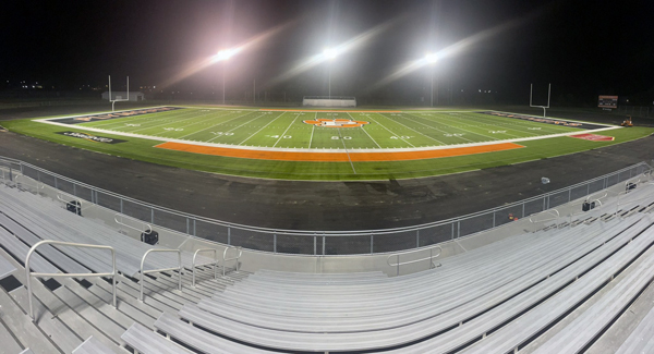 Aerial view of Finke Field